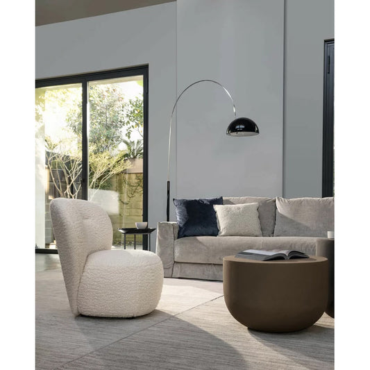 fauteuil Gervasoni Loll 07 F - tissu Polar bear