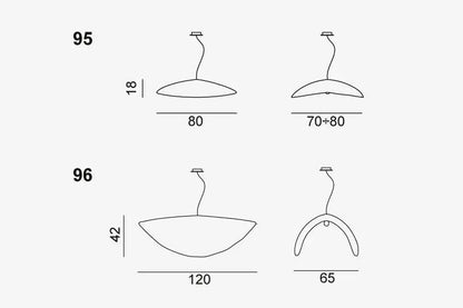 suspension silver 96 Gervasoni