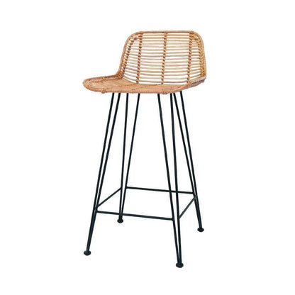 Tabouret de bar " Marey " en rotin hk living hk living