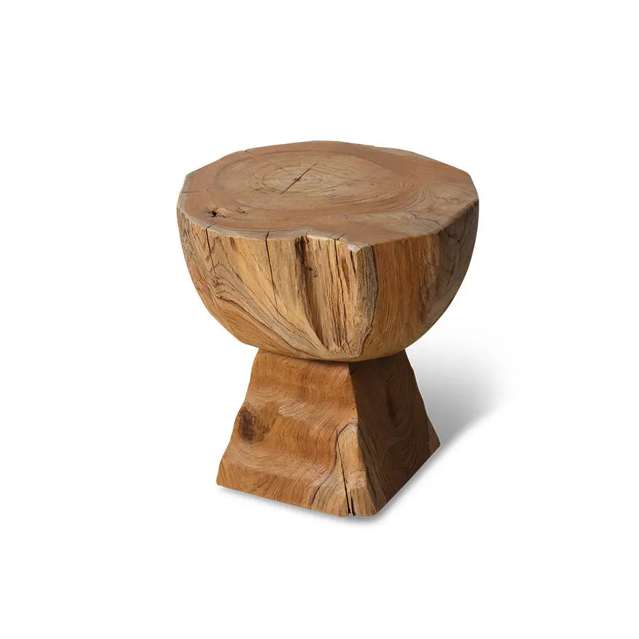 tabouret en bois arqué - Amsterdam Déco