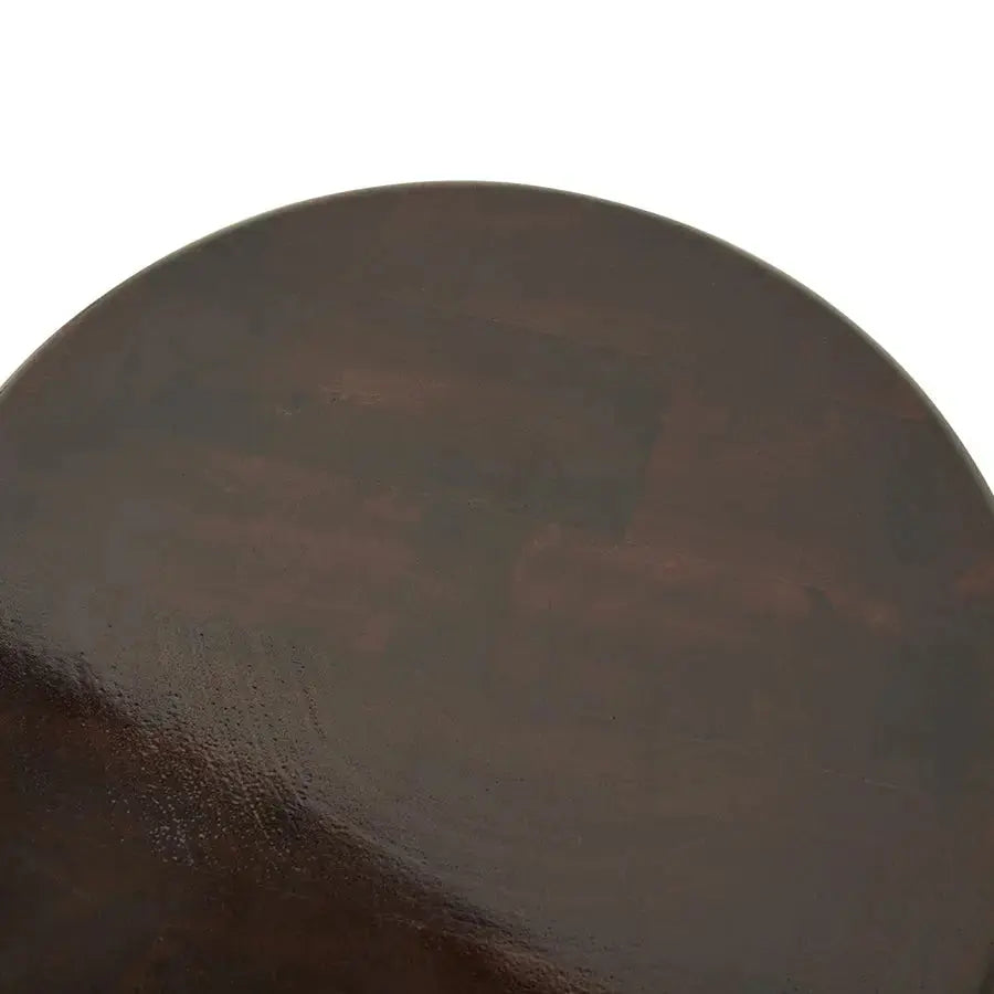 tabouret en bois burgundy - Amsterdam Déco