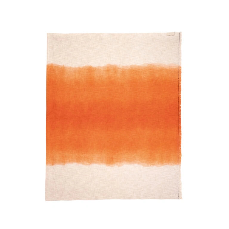 Plaid Tandem Tie and Dye Couleur Madarine Bed & Philosophy Bed & Philosophy