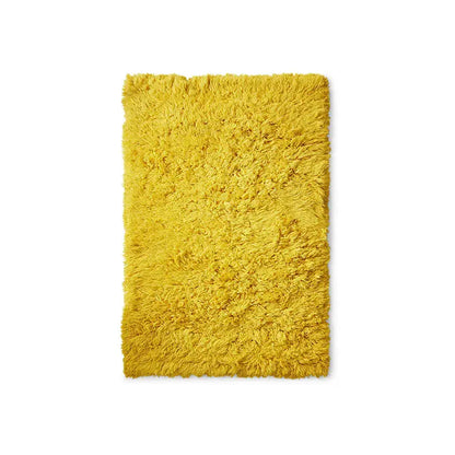 tapis fluffy jaune - Amsterdam Déco