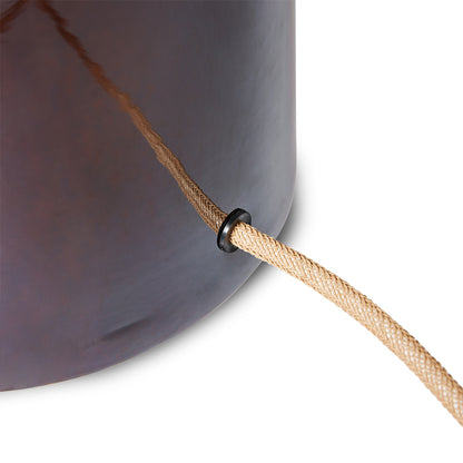 lampadaire Cône marron HL - HK Living
