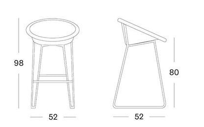 Tabouret Joe vincent sheppard vincent sheppard